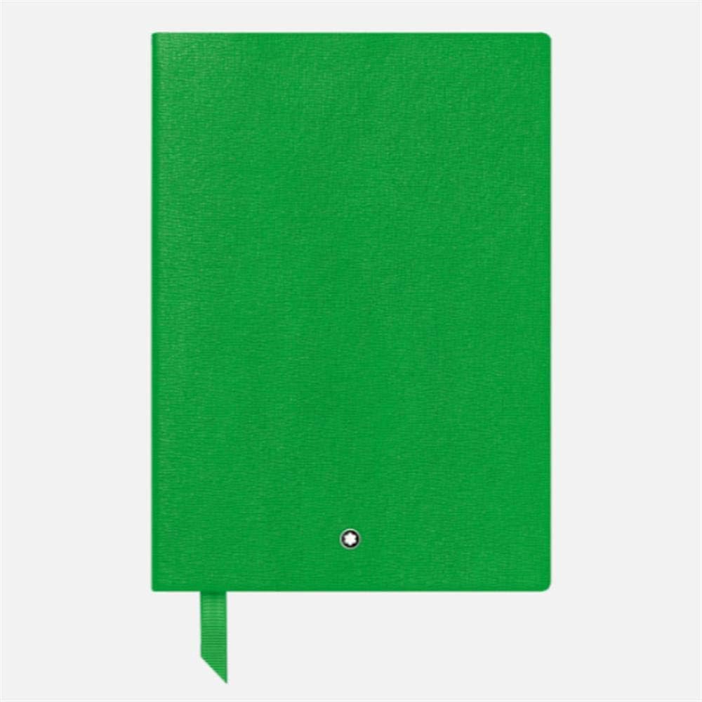 Montblanc Notebook 116518 Fine Stationery #146 Green – Elegant Soft Cover Journal – Lined Notebook with Leather Binding – A5