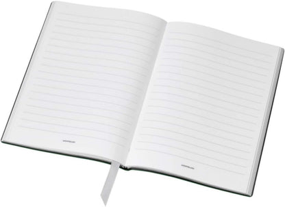 Montblanc Notebook 116518 Fine Stationery #146 Green – Elegant Soft Cover Journal – Lined Notebook with Leather Binding – A5