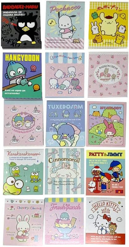 SANRIO Characters Wonderful 12-pc Stationery and Accessory Assorted Set Bundle Fusion Kawaii Exclusive Offer