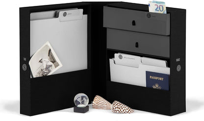 Savor | All-in-One Desk Organizer | Slate Gray – Keep Desk, Office, and Home Organized All-In-One Storage System for Important Files, Documents, Stationery, and Office Supplies