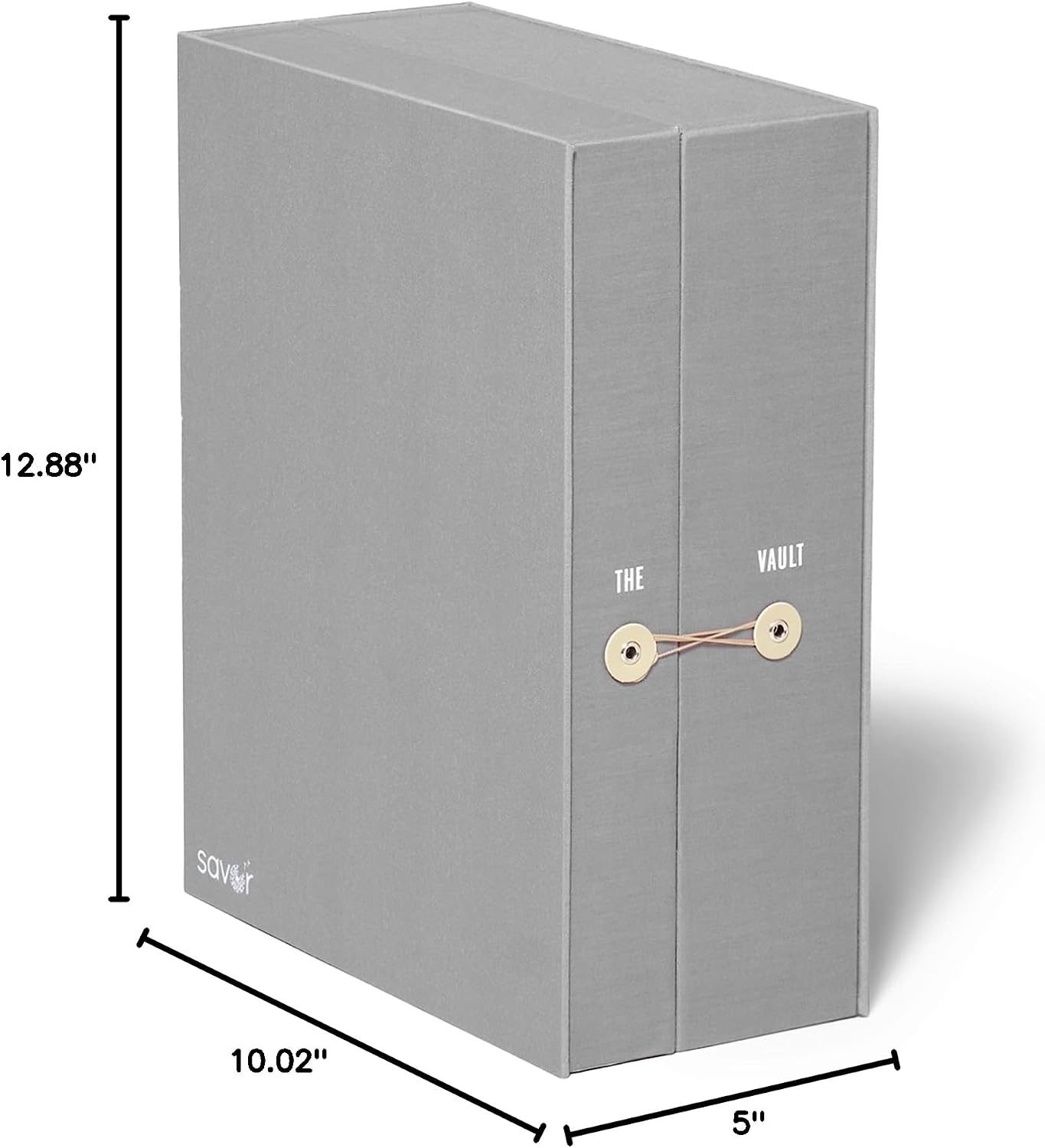 Savor | All-in-One Desk Organizer | Slate Gray – Keep Desk, Office, and Home Organized All-In-One Storage System for Important Files, Documents, Stationery, and Office Supplies
