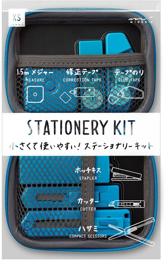 Midori 35321006 XS Stationery Kit - Blue