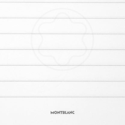 Montblanc Notebook Indigo Lined #146 Fine Stationery 113593 – Elegant Journal with Leather Binding and Ruled Pages – 1 x (5.9 x 8.2 in.)