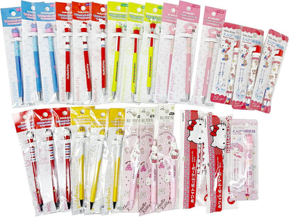 SANRIO Characters Wonderful 12-pc Stationery and Accessory Assorted Set Bundle Fusion Kawaii Exclusive Offer