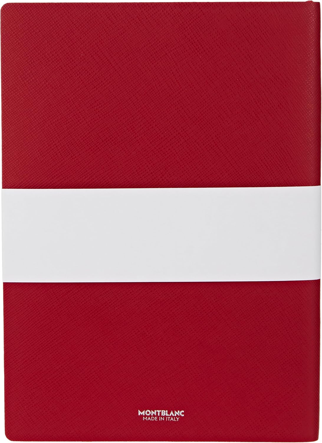Montblanc Notebook 116518 Fine Stationery #146 Green – Elegant Soft Cover Journal – Lined Notebook with Leather Binding – A5