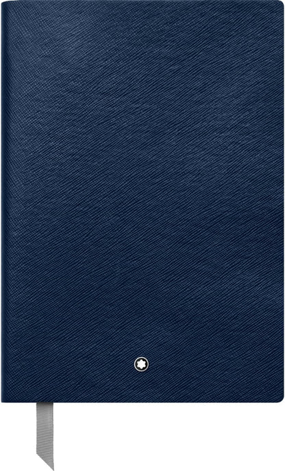 Montblanc Notebook Indigo Lined #146 Fine Stationery 113593 – Elegant Journal with Leather Binding and Ruled Pages – 1 x (5.9 x 8.2 in.)